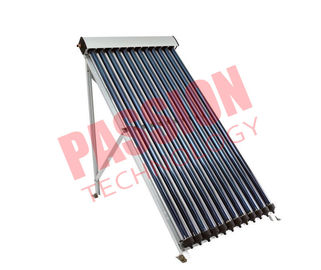 Silver Coating Heat Pipe Solar Collector 15 Tabung Rockwool Polyurethane Isolasi