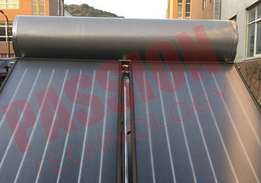 Compact Kolam Renang Solar Powered Pemanas Air Panas Flat Plate Blue Film Coating Solar Collector