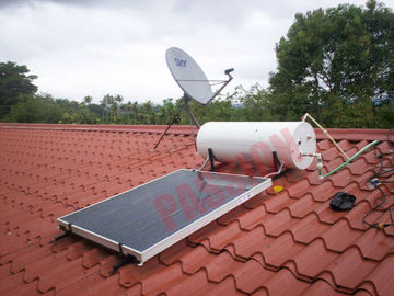 300L Thermal Flat Plate Kolektor Solar Water Heating System 304 Batin Tank Blue Film