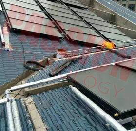 Solar Energy Rooftop Solar Energy Water Heater Panel Datar Solar Collector Tembaga Merah