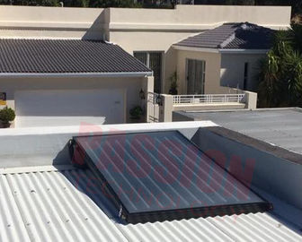 Rumah Menggunakan Kolektor Surya Pelat Datar, Pemanas Air Surya Panel Datar CE / ISO