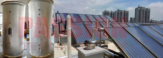 Sistem Pemanas Air Tenaga Surya Kapasitas Besar untuk Kolektor Pelat Datar Pemanas Air Tenaga Surya Bertekanan Hotel Resort