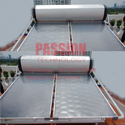 Blue Titanium Flat Plate Solar Water Heater Black Chrome Flat Panel Solar Collector