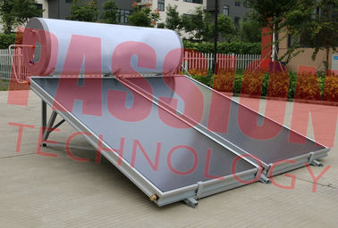 150L Solar Panel Pemanas Air Panas, Solar Assisted Water Heater Blue Titanium