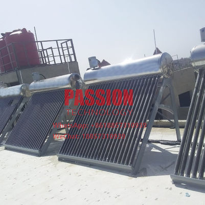250L 304 Stainless Steel Tabung Vakum Tekanan Rendah Pemanas Air Tenaga Surya Mandi Kolektor Surya Pemanas Kolam Renang