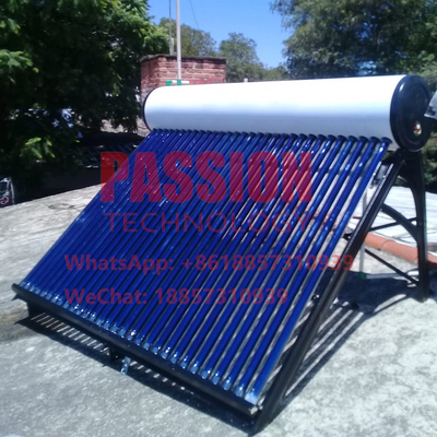 Tabung Vakum Intagrated Solar Water Heater 300L Stainless Steel Solar Collector