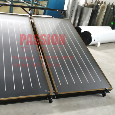 Aluminium Alloy Frame Flat Plate Solar Collector 300L Black Chrome Solar Water Heater