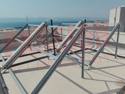 Kolektor tabung solar yang dikosongkan