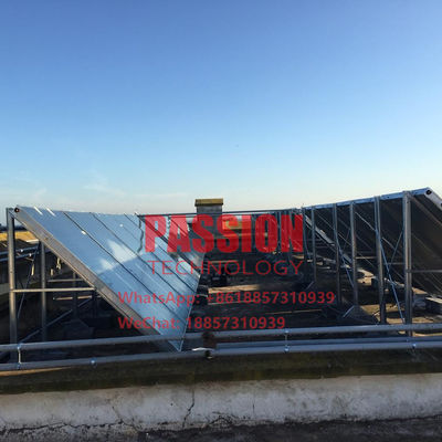 5000L Lantai Piring Pemanas Air Surya Koil Tembaga 1500L Tekanan Flat Panel Sistem