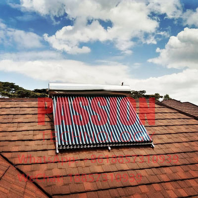 316L Stainelsss Steel Solar Water Heater 300L Tekanan Panas Pipa Solar Kollektor