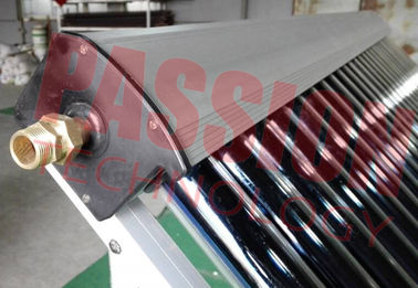 30 Tabung Tekanan Pipa Panas Solar Kollektor Aluminium Alloy Frame Perak