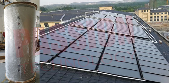 2000L Lantai Piring Pemanas Air Surya Tekanan Lantai Panel Solar Pemanas Kolektor